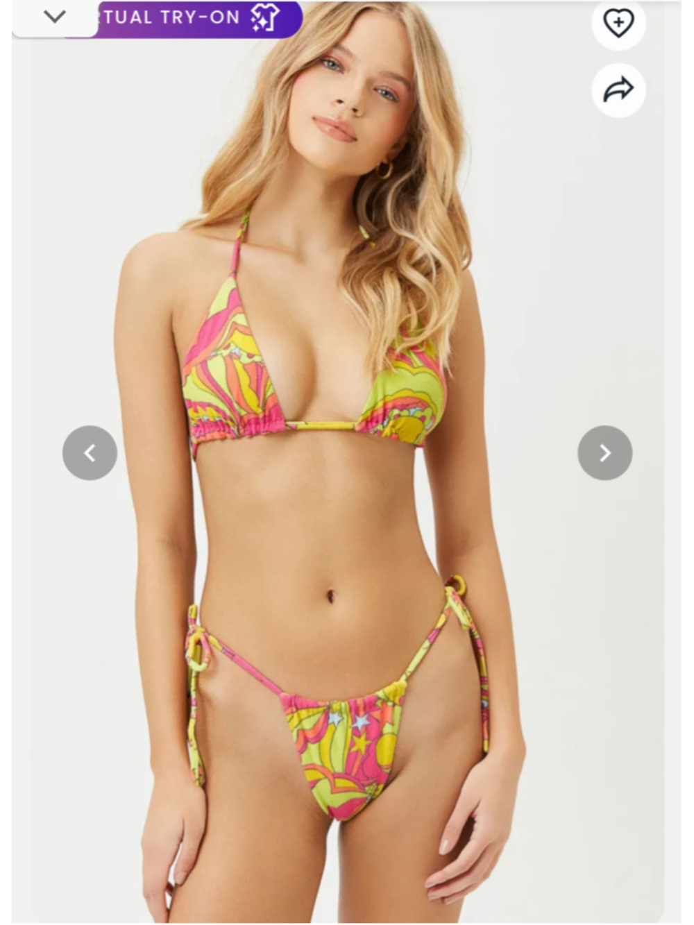 Women's Frankies Bikinis Tia Terry String Bikini set small